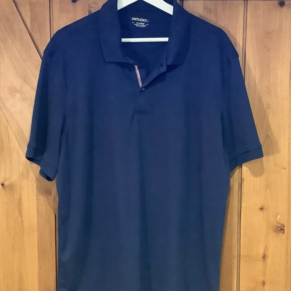 Untuckit Damaschino Polo XL Navy